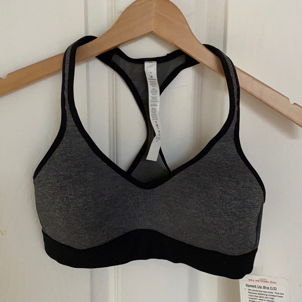 NWT Lululemon Speed Up Bra C/D